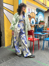 Cargar imagen en el visor de la galería, Matcha Linen Long Kimo