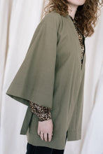 Load image into Gallery viewer, Olive Linen Kimono