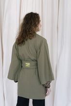 Load image into Gallery viewer, Olive Linen Kimono