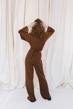 Load image into Gallery viewer, Wavy Flow Chocolate Kimo Top