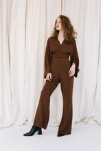 Load image into Gallery viewer, Wavy Flow Chocolate Kimo Top