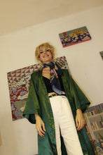 Load image into Gallery viewer, Forest Satin KIMONO