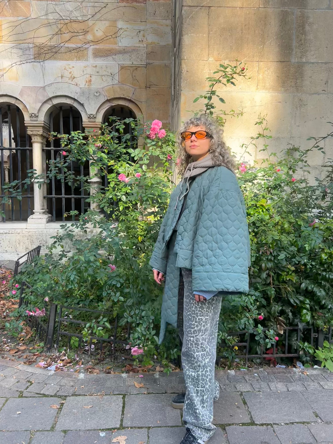 FLUFFY / Crop Kimo Puffer Jacket