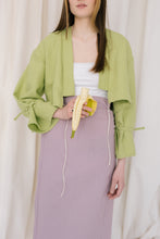 Load image into Gallery viewer, Banana Green Mini Kimono
